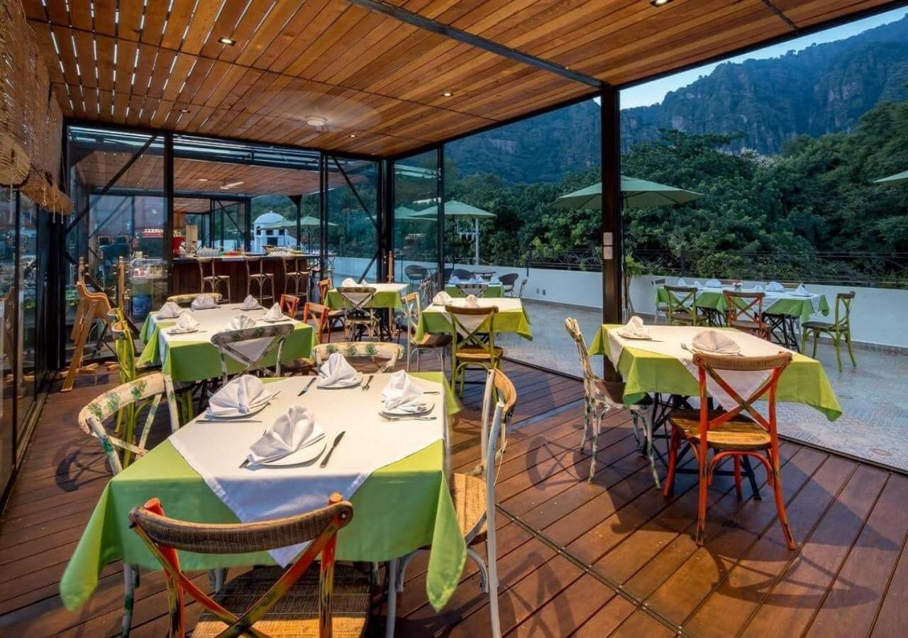 Hotel Las Puertas De 테포츨란 외부 사진