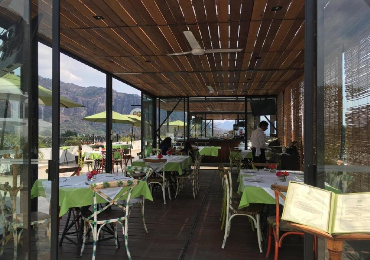 Hotel Las Puertas De 테포츨란 외부 사진