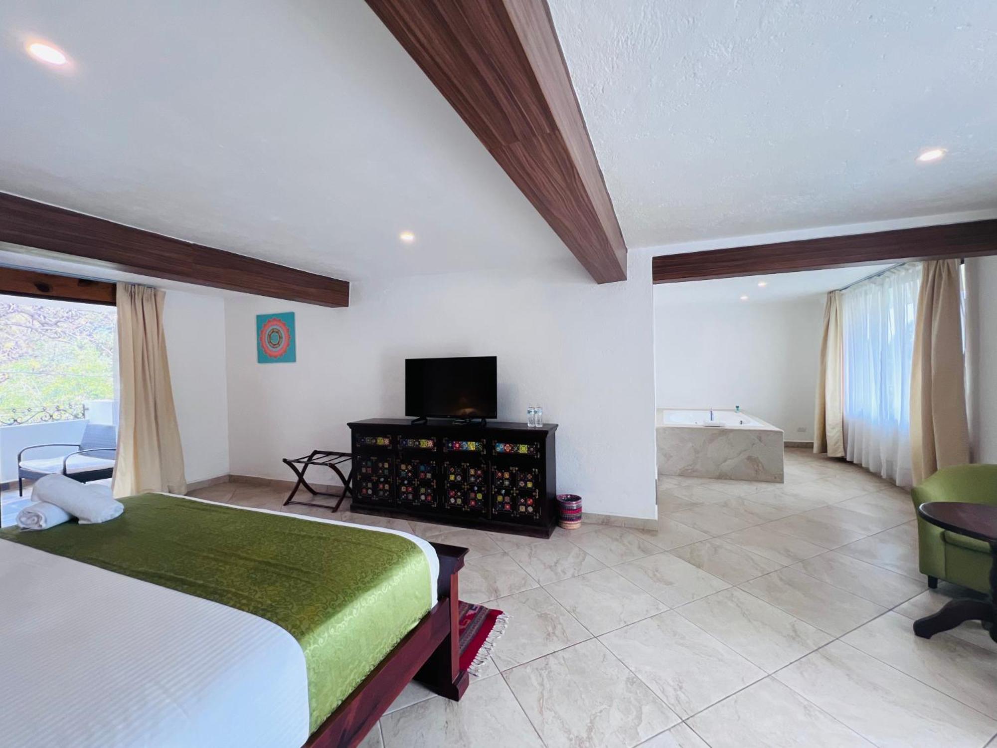 Hotel Las Puertas De 테포츨란 외부 사진