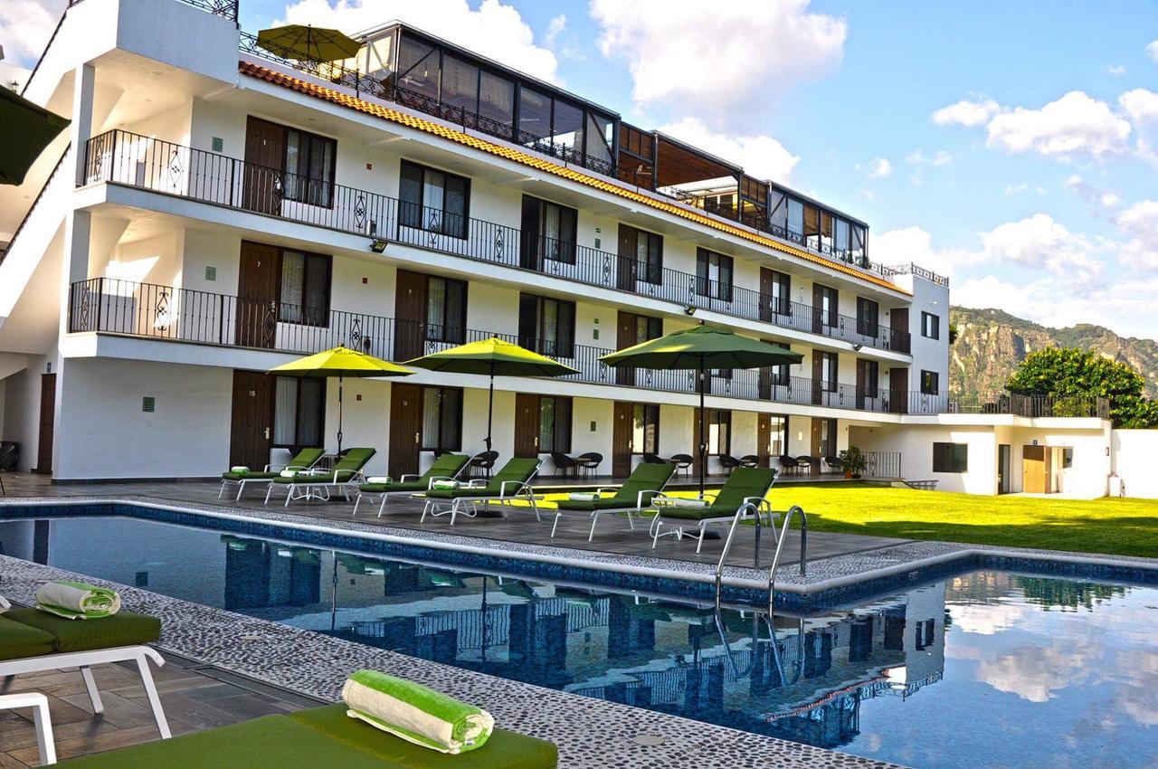 Hotel Las Puertas De 테포츨란 외부 사진