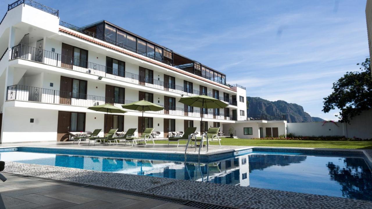 Hotel Las Puertas De 테포츨란 외부 사진